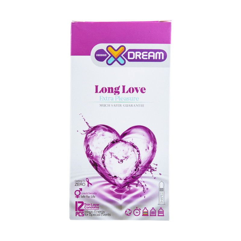 کاندوم لذت طولانی ایکس دریم مدل Long Love