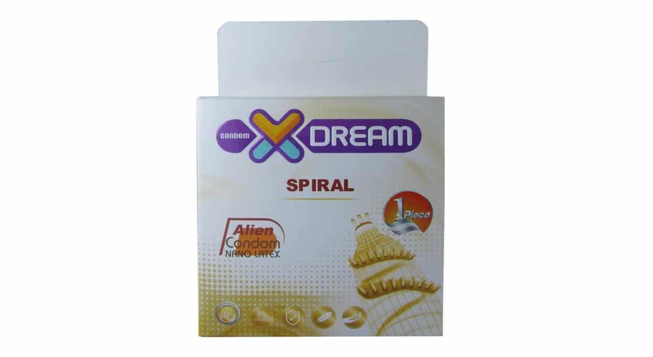 کاندوم فضایی چرخشی ایکس دریم مدل Spiral