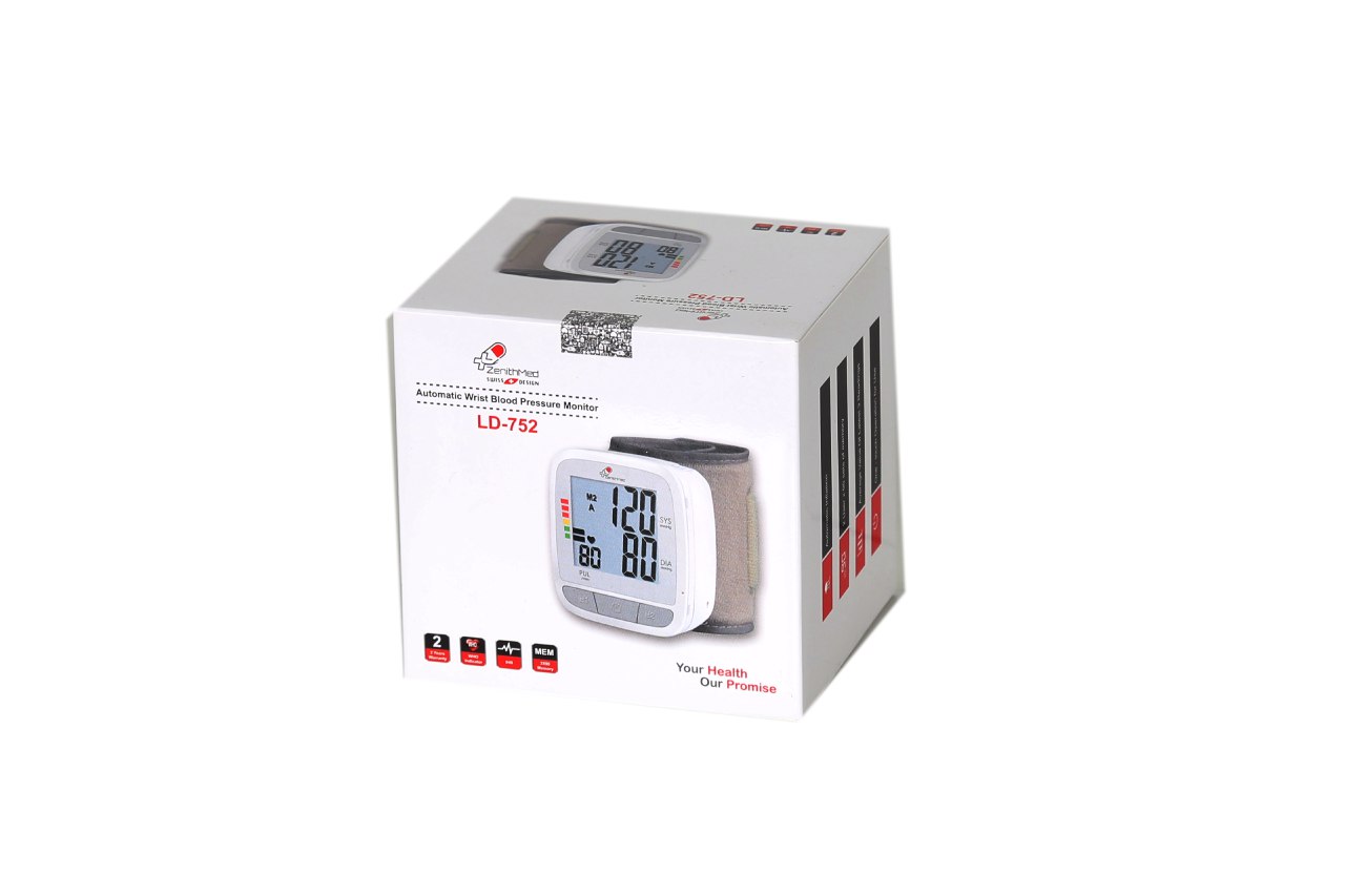 فشارسنج مچی دیجیتال دو حافظه‌ای زنیت مد مدل LD-752