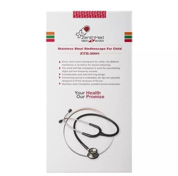 گوشی پزشکی دوپاویون کاردیولوژی اطفال مدل ZTH-3008