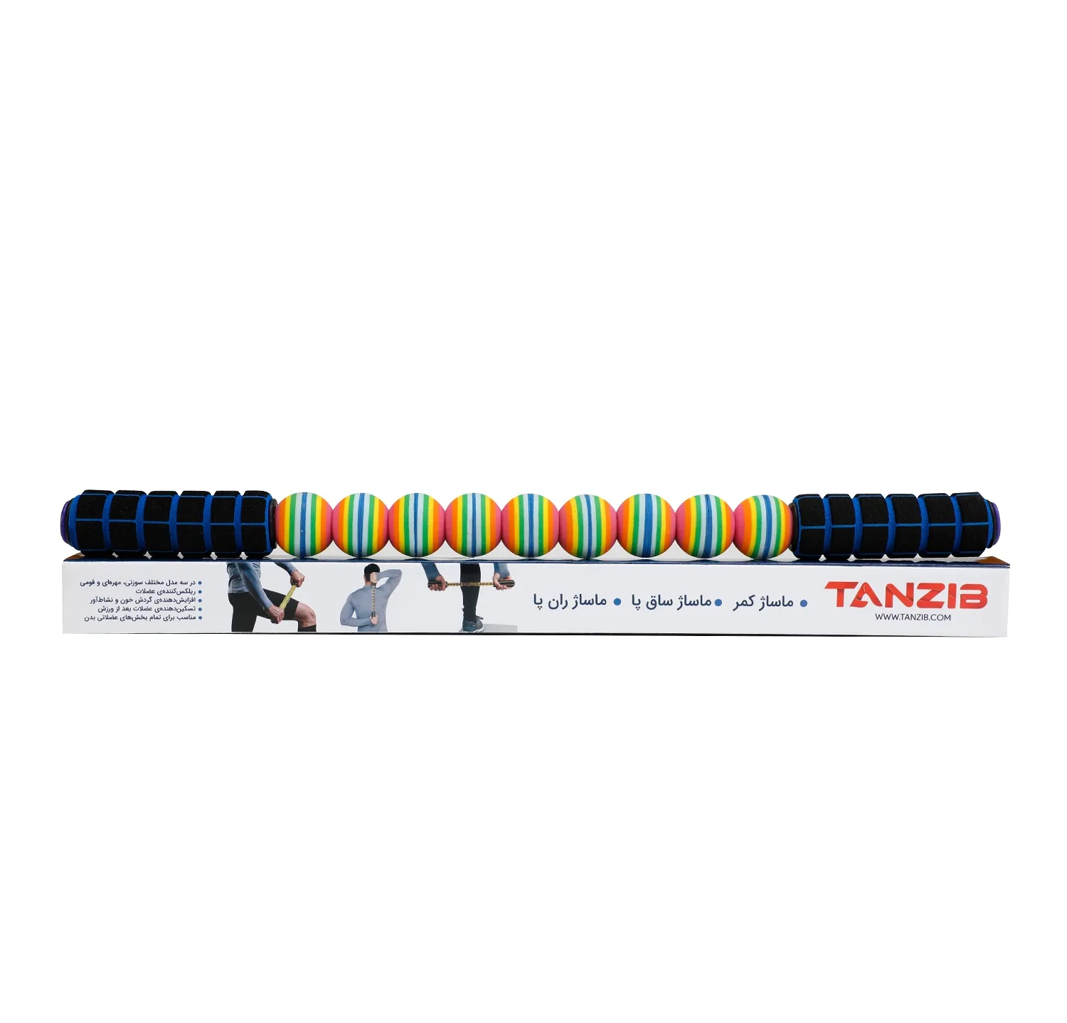 میل ماساژور دستی تن زیب مدل فومی