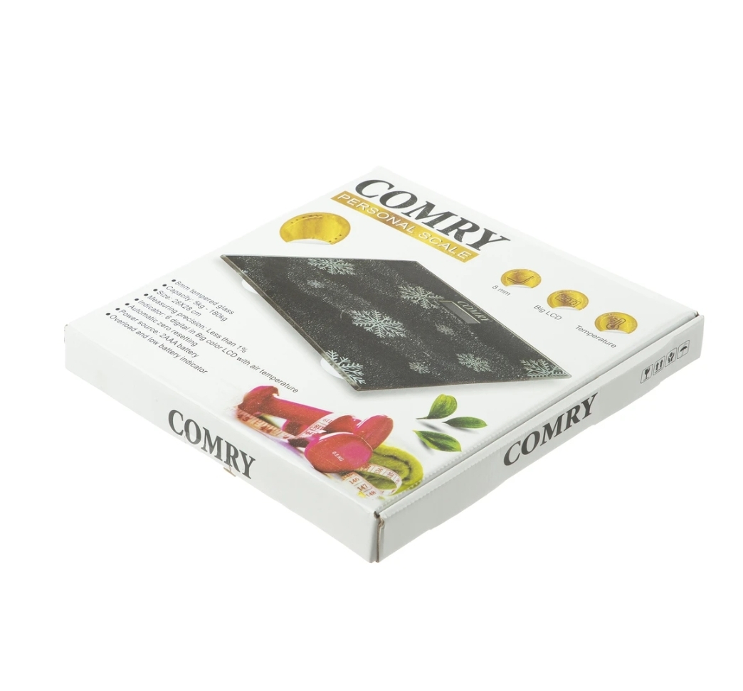 ترازوی شیشهای طرحدار کمری COMRY
